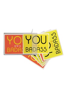 You Are a Badass Notecards